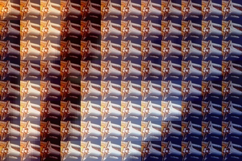 Exemple de photo mosaque faite  partir d'une seule image sur www.Pictosaic.com - Total number of tiles: 2400 - Sample version
